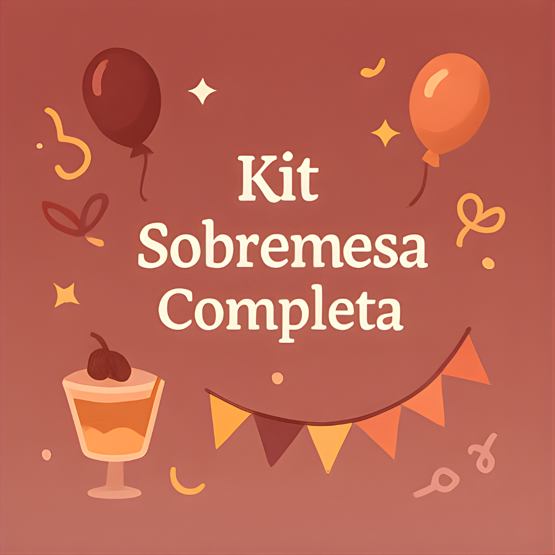 Kit Sobremesa Completa (40 unidades)