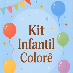 Kit Infantil Colorê (100 doces)
