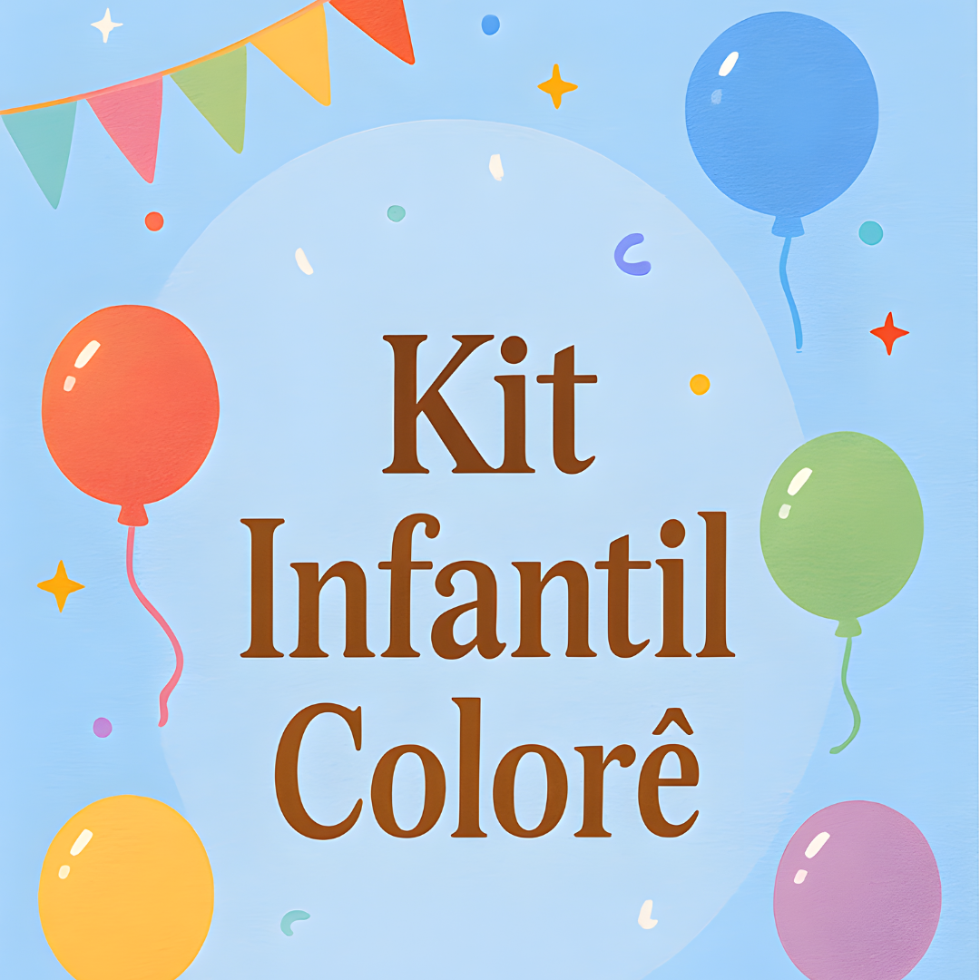 Kit Infantil Colorê (100 doces)
